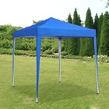Panana 3x3m Waterproof Pop Up Gazebo Tent with Side Walls - Blue view 2