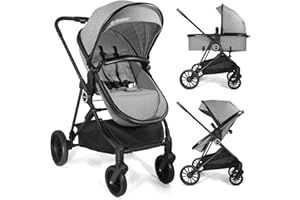Cochildor Lite 2.0 Baby Stroller with Newborn Mode, 2-in-1 Foldable Infant Stroller with Reversible Seat and UPF 50+ Canopy