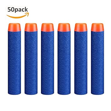 StillCool Nerf Darts, 50 Stück 7.2cm Foam Darts Pfeile Patronen Nachfüllpack Darts für Nerf N-Strike Elite Series Blasters Sp