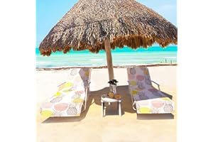 GZDDG Beach Chair Cover, Beach Lounge Chair Covers, Beach Chair Cover with Side Pockets, Pool Chair Cover with Pockets, Sun Lounger Beach Chair Towel Cover, Lounge Chair Cover Microfiber Beach Towel