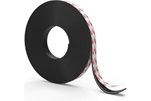 FAMIRON Magnetic Tape, 15 Feet Magnet Tape Roll, Magnetic Strips Heavy Duty Perfect for Wall, DIY, Art Projects & Fridge - 0.5” Wide x 15 ft Long (1Pcs)