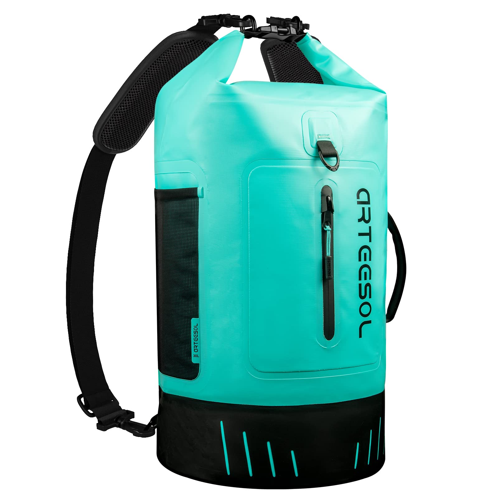 Dry Bag Upgraded 45L/40L/30L/20L Multifunction Waterproof Bag Dry Sack with Phone Dry Bag or Shoulder Pads, Perfect for Paddleboarding/Kayaking/Canoeing/Camping/Fishing/Swimming/Rafting