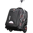 YWAOTRGY Quality Travel Rolling Backpack for Adults, 22 Inch Carry on Laptop Backpack with Wheels, Large Waterproof Roller Backpack, Wheeled Backpack for Business Relax Your Back (Black 22inch)