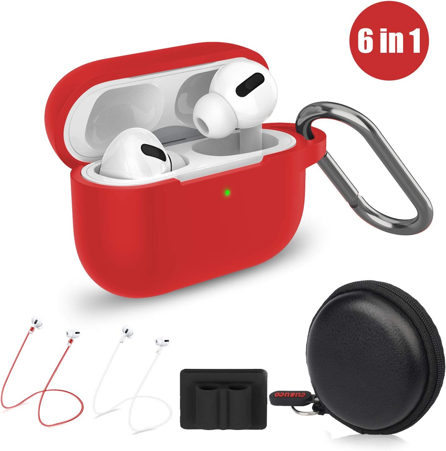 Cuauco AirPods Pro Protective Silicone Cover