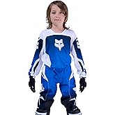 Fox Racing Youth 180 Motocross Dirt Bike Jersey, Blue, Large