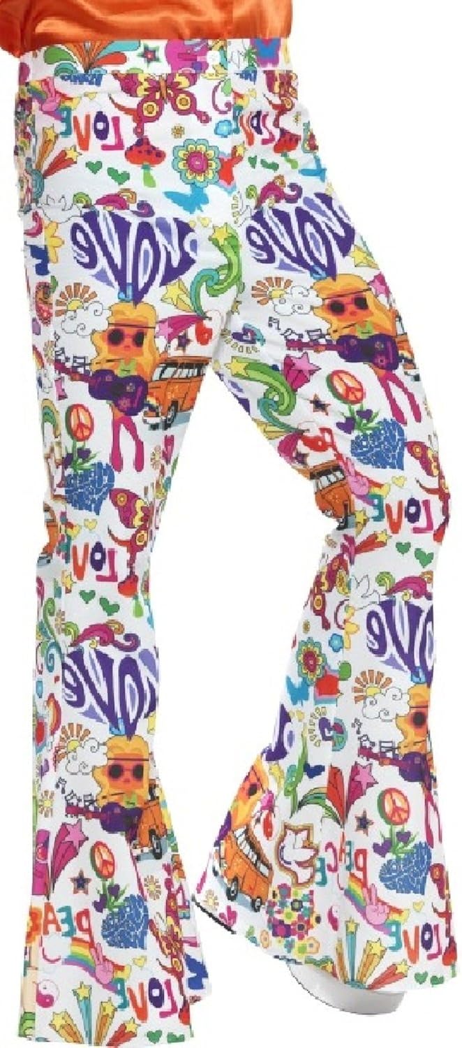 hippy flared trousers