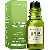 Migraine Roll on Stick Tension Headache Relief Magnesium Cooling Peppermint Eucalyptus Essential Oil Sinus Aromatherapy Rolle