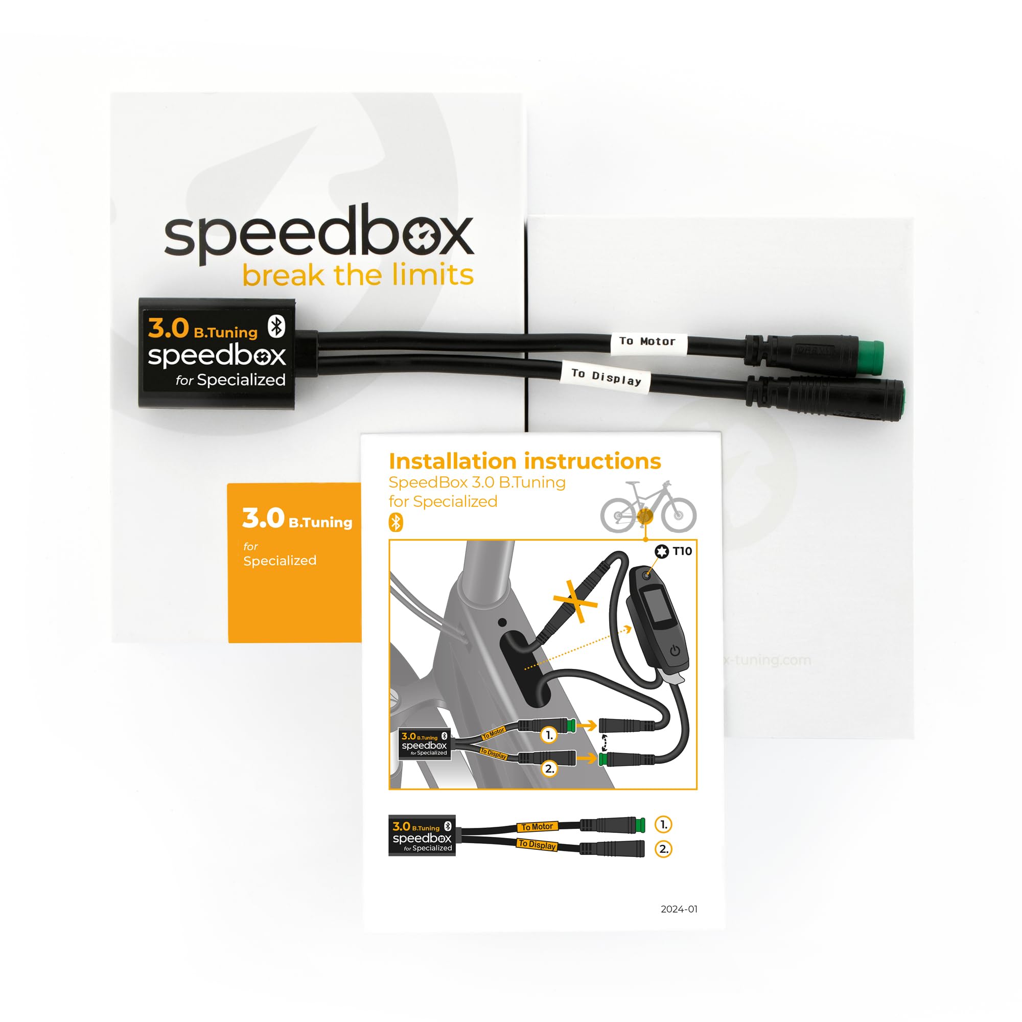 SpeedBox 3.0 B.Tuning (with Bluetooth) compatible with Specialized E-Bikes and motors/E-Bike Tuning kit/Tuning chip for unlimited speed/SpeedBox App