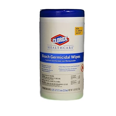 Clorox 35309pk6 Healthcare Bleach Germicidal Wipe Pack of 6