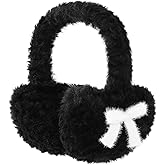 Nimalpal Valentines Day Gifts for Her Earmuffs for Women, Foldable & Fuzzy Ear Muffs for Outdoor Activities