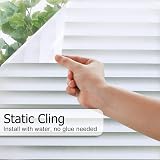 rabbitgoo Static Window Film Privacy Frosted Glass 90x400 cm Stripe view 4