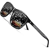 ROCKNIGHT HD Polarized Driving Sunglasses UV400 Protection Lightweight Al-Mg Metal Frame Outdoor Casual 60mm