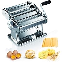 Pasta Maker - Highest Quality Pasta Machine - 2 in 1 Roller with Pasta Cutter - 7 Adjustable Thickness Settings…
