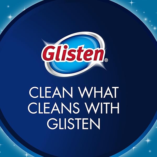 GLISTEN GARBAGE DISPOSER CLEANER, ODOR ELIMINATOR WITH FOAMING ACTION, REMOVES BUILD-UP AND DEEP CLEANS, LEMON SCENT, 4.9 OZ(PACK OF 6)