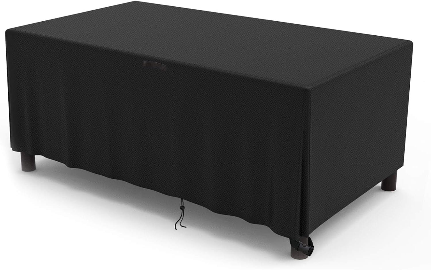 Kingling Patio Furniture Cover,Square Patio Table & Chair Set Cover,Tear-Resistant,Waterproof Outdoor Durable Furniture Cover,Black(106