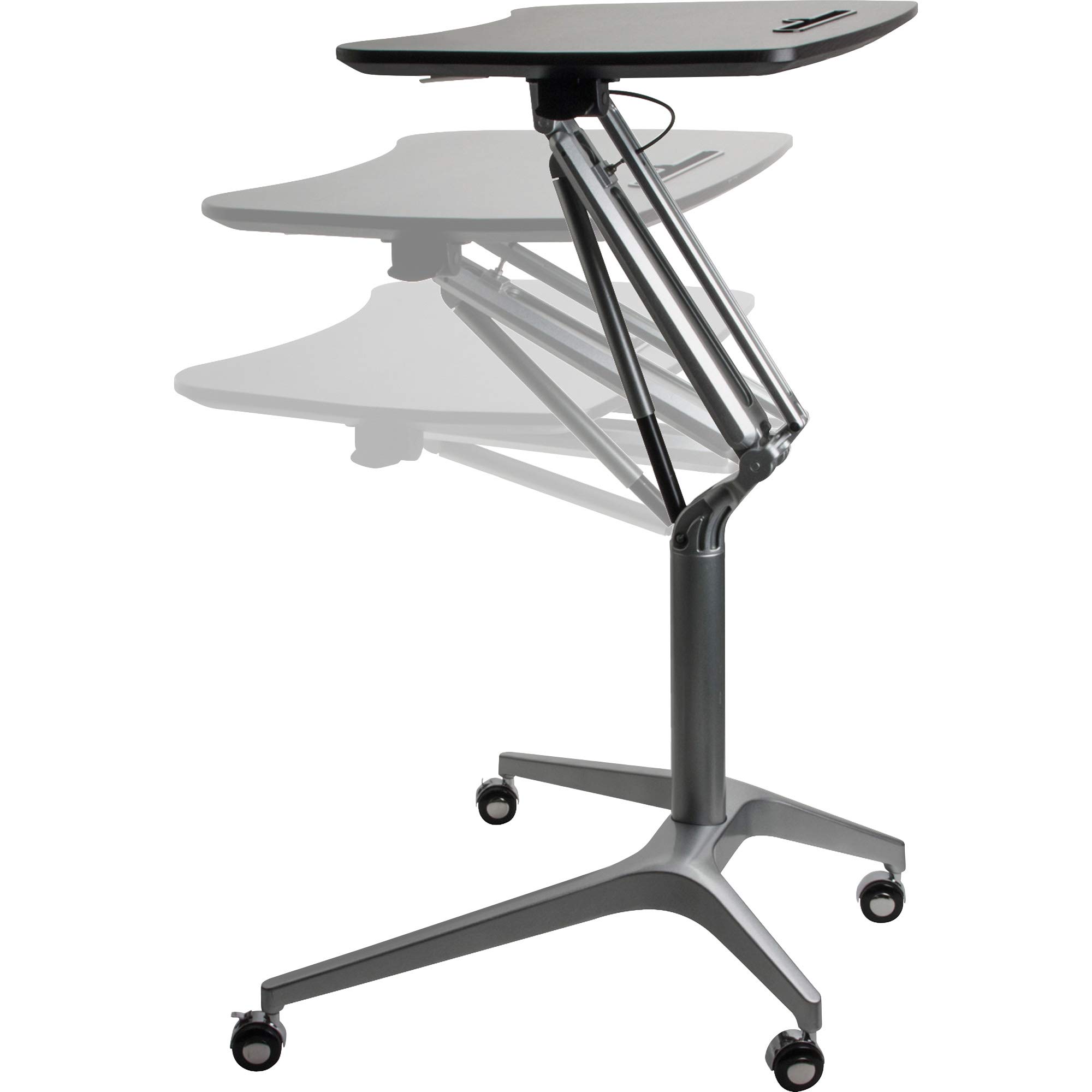 Lorell Active Office Laptop Table, Powder Coated,Black