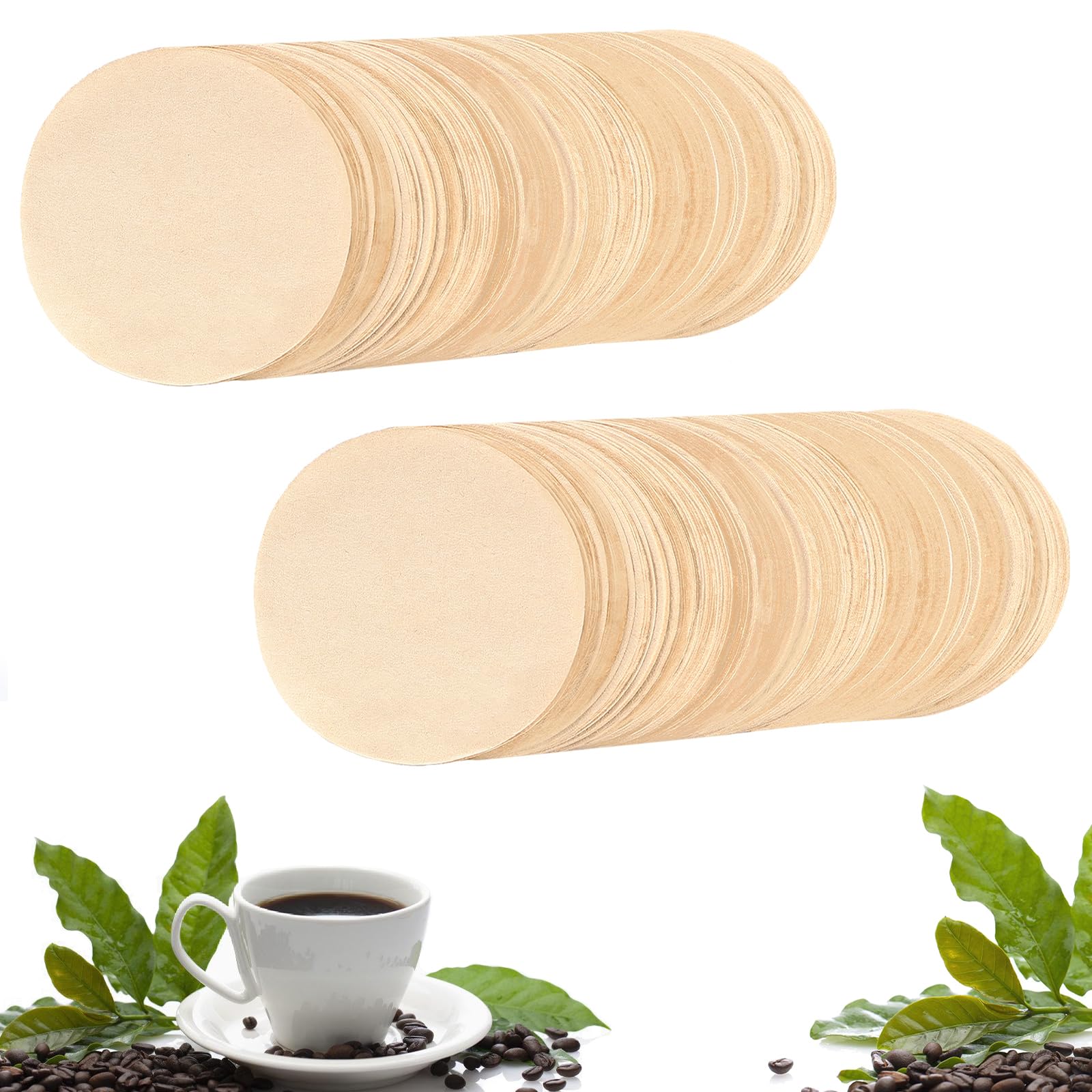 Photo 1 of 800 Count Espresso Coffee Filters, 51 mm Unbleached Round Coffee Paper Filter for Espresso Machine, Disposable Coffee Filter Compatible with Espresso Coffee Maker