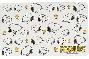 The Peanuts Snoopy Allover Breakfast Board / Chopping Board Made of Formica White