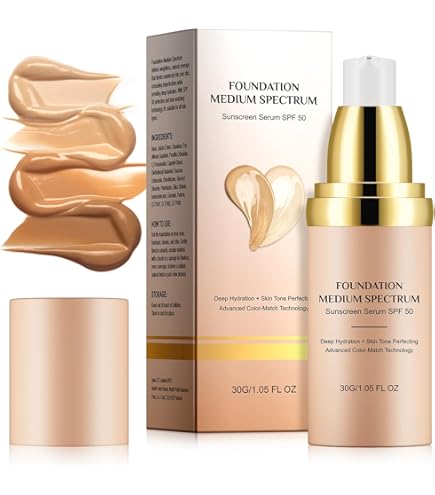 Amazon.com : Foundation 4 in 1 - Medium Spectrum, Color Changing