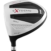 Extreme Golf Driver for Left Hand Golfer &ndash; Left Handed 460cc &ndash; 10.5 Degree Loft (Black and Silver, Graphite, Regular)