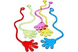 Cool Chimpanzee Stretchy Sticky Hands Kids Party Favors For Kids 4-8 (100-Pack) Toy Assortment, Stocking Stuffers, Easter Egg Toys Fillers