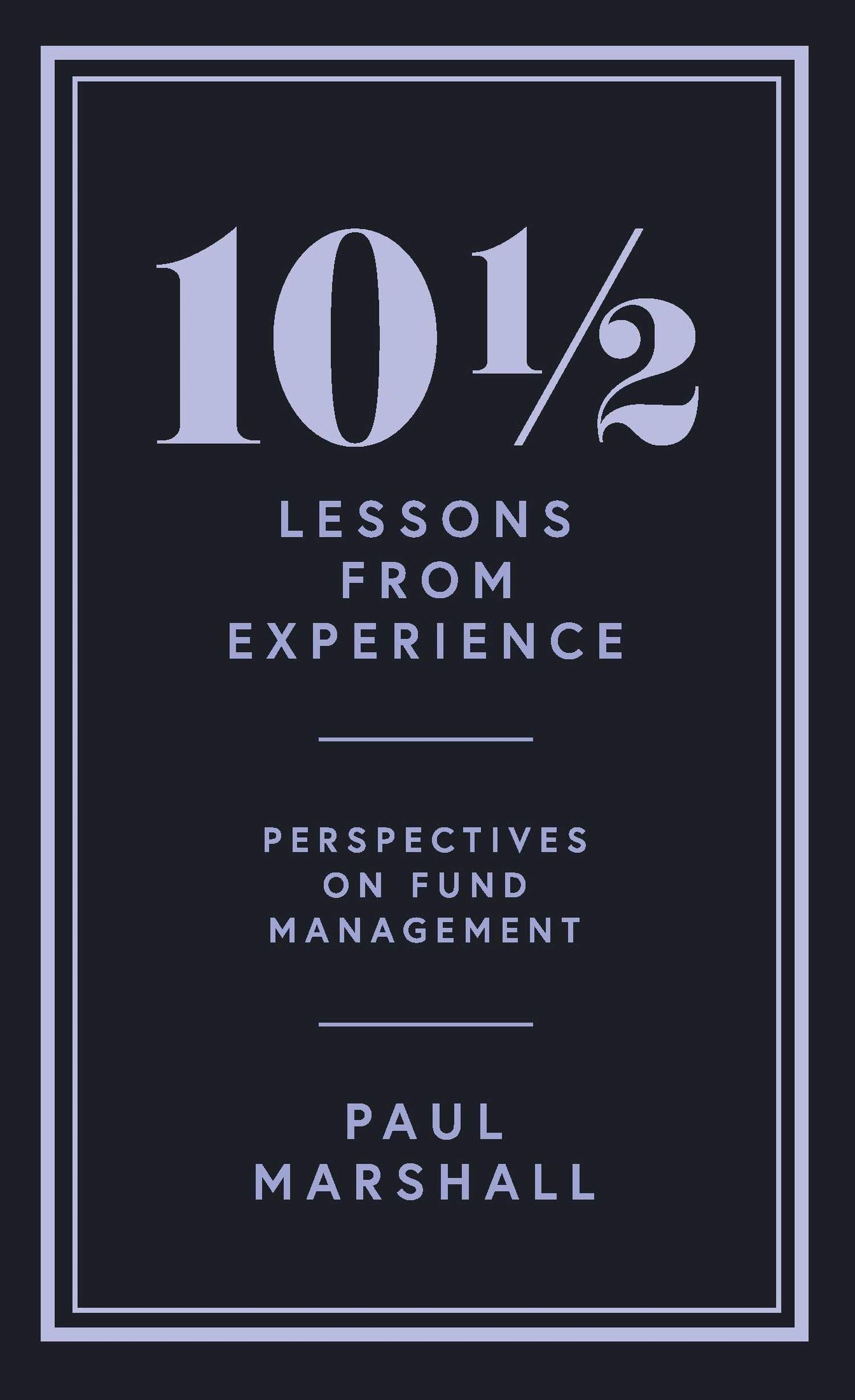 Amazon 10 Lessons From Experience Perspectives On Fund Management Marshall Paul Introduction