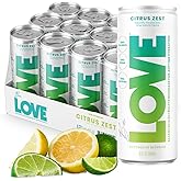 Be LOVE Lightly Flavored Electrolyte Beverage with Magnesium, Potassium & Sodium - Purified Still Beverage for Daily Hydration, Exercise, Work & Wellness- Zero Sugar, Gluten Free (Citrus Zest, 12oz x 12ct)