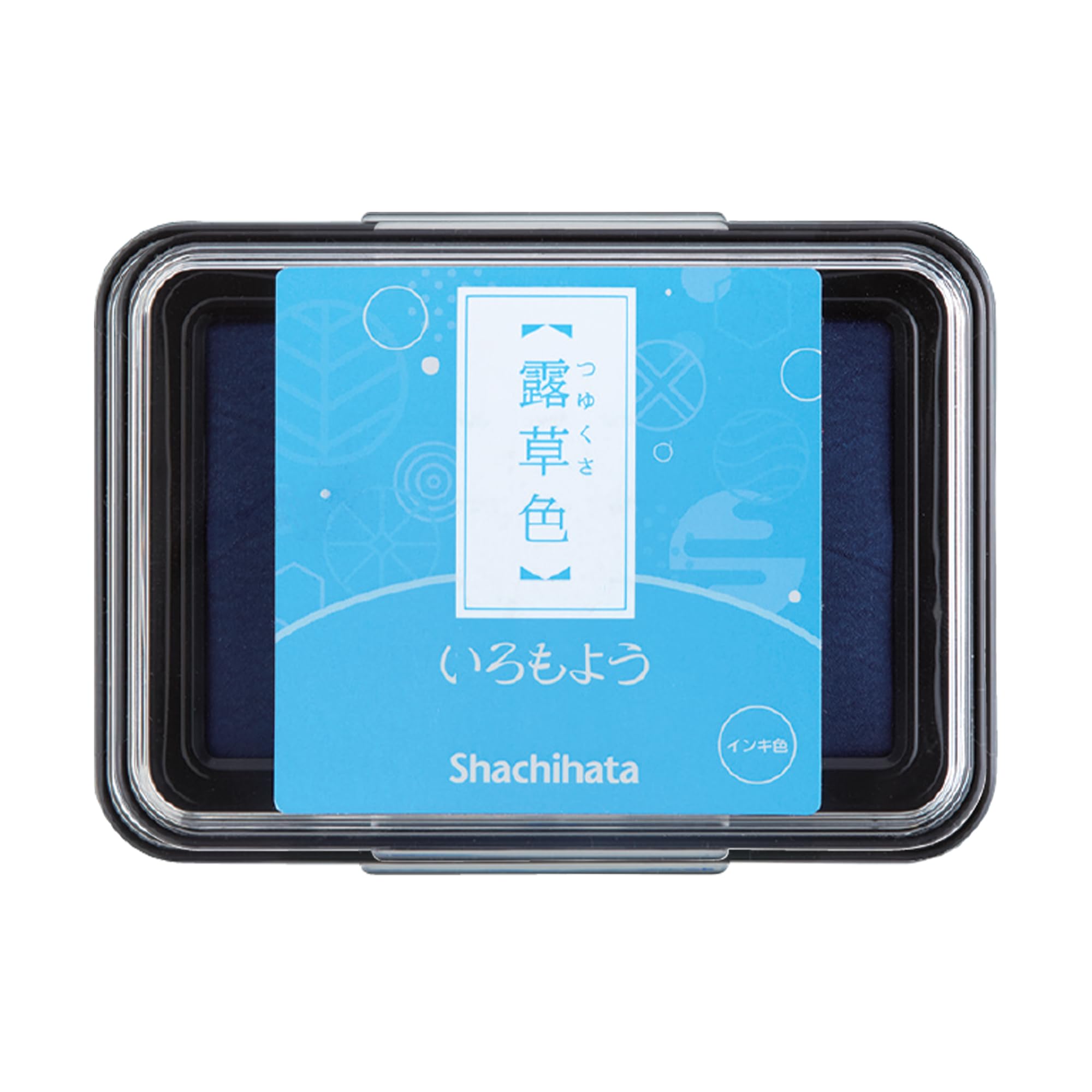 IROMOYO Stamp PAD, for Journaling and Scrapbooking| Traditional Japanese Ink Colour, Oil-Based Ink pad - Light Blue, Speedy Drying Time