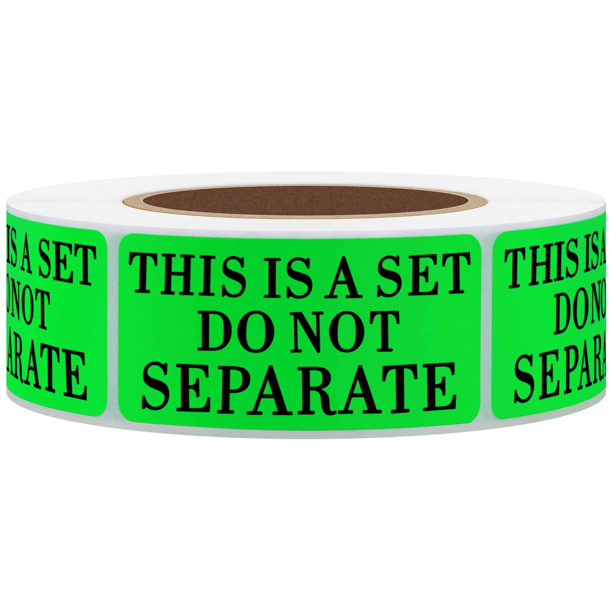 Hylabelest 1x2 inch Fluorescent Green This is a Set Do Not Separate Labels Quantity Discounts Sold As Set Labels Total 500 Per Roll