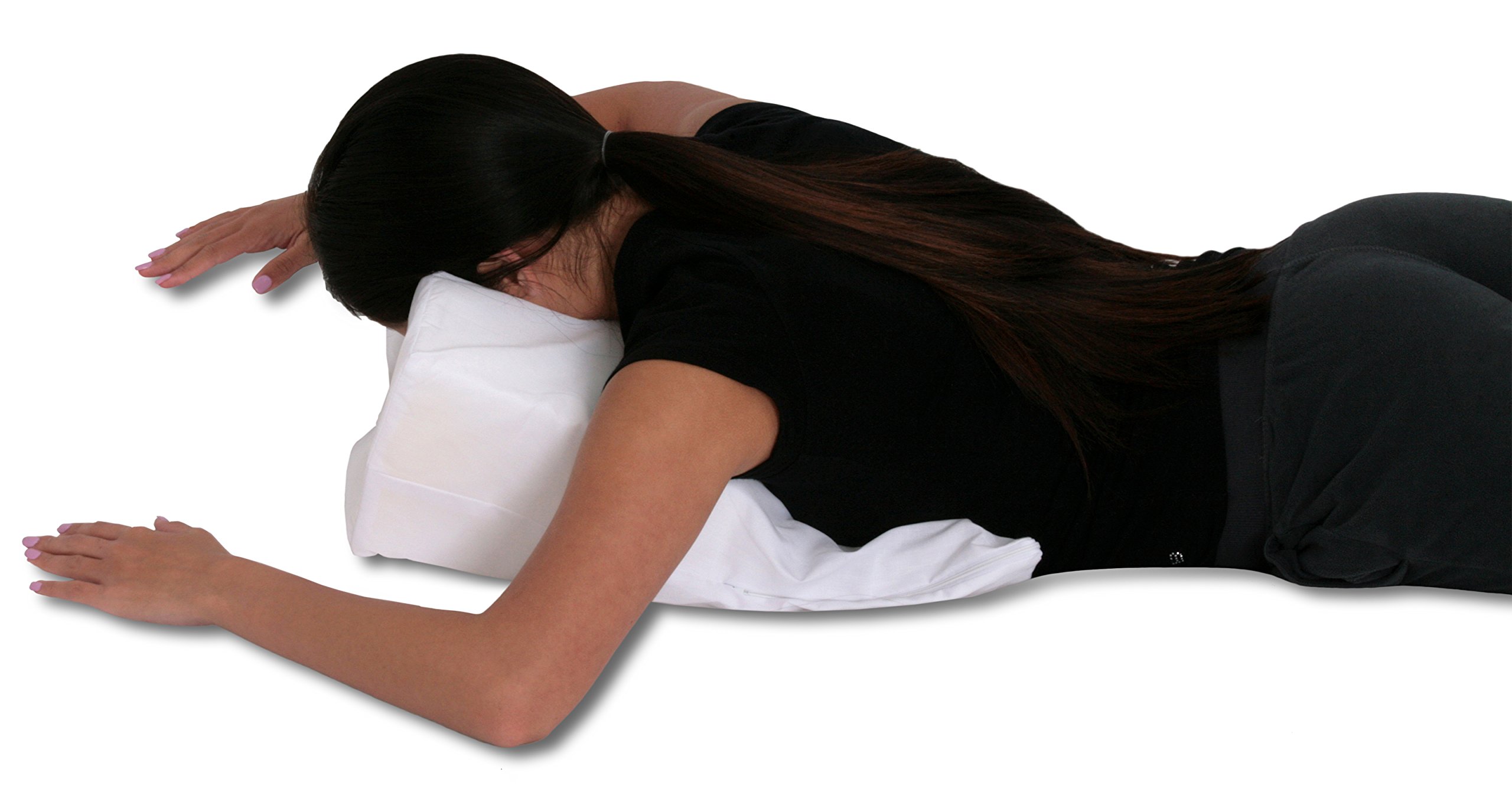 Face Down Stomach Sleeper Foam Wedge Pillow (29" x 14" x 2.5" 6" Rise