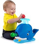 Bright Starts Silly Spout Whale Ball Popper Musical Toy 3 Balls Ages 6-36m view 2