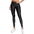 CRZ YOGA Butterluxe Matte Faux Leather Leggings for Women 26.5'' - No Front Seam High Waist Stretch Tights Pleather Pants