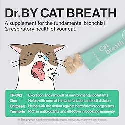 Dr.by Cat Breath Bronchial Supplements Cat Sneezing