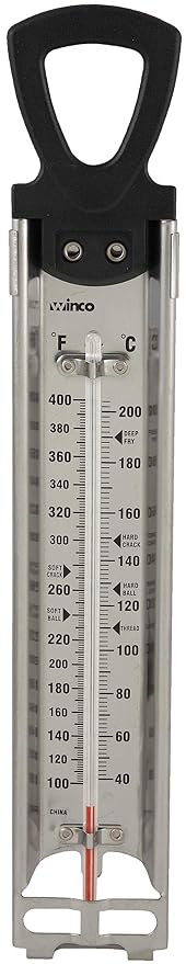 Winco TMT-CDF4 Paddle Type Deep Fryer / Candy Thermometer