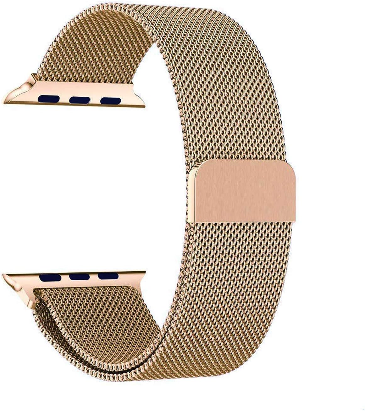 GRIPP® Stainless Steel Loop Apple Watch Band, with Magnetic Closure for iWatch 44mm, Apple Watch Strap Compatible with…