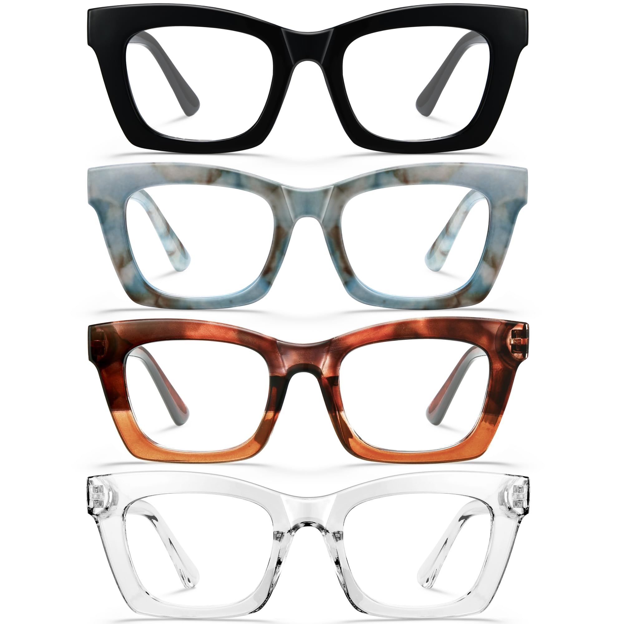 Photo 1 of CCVOO 2.0 Oprah Style Reading Glasses for Women, Eyeglasses, Blue Light Readers for Women, Computer Eye Glasses