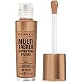 Rimmel Multi-Tasker Better Than Filters, 005 Medium, Face Primer, Glow Booster and Highlighter, Vegan Formula, Anti-Ageing Benefits, Light-Reflecting Pigments, Giant Soft-Touch Wand, 1oz
