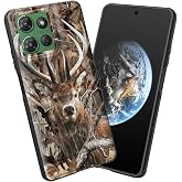 smauncucn for Moto G Power 5G 2025 Case,Soft TPU Slim Fashion Anti-Fingerprint Non-Slip Protective Phone Case Cover for Motorola Moto G Power 5G 2025 6.8 inch,Camo Forest Deer