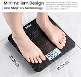 RENPHO Digital Bathroom Scale Marble with 4 Sensors 0.1lb 0.05kg LED view 6
