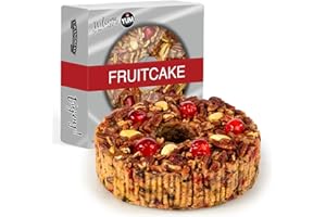 Beatrice Bakery Co. Original Fruitcake, Grandma's Old Fashioned Fruit and Nut Freshly Made, Brandy, Bourbon and Rum Fruitcake, Est. 1917 (32 oz Box)
