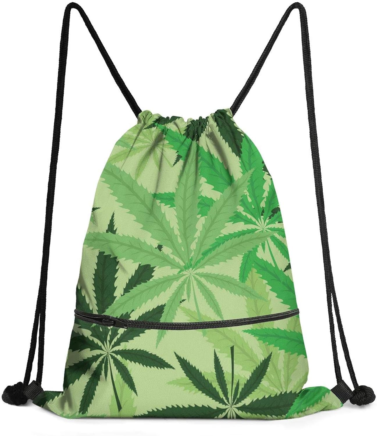 Best Drawstring Backpack Marijuana Smoking Leaf Sport Gym Polyester Fabric String Amazon.ca