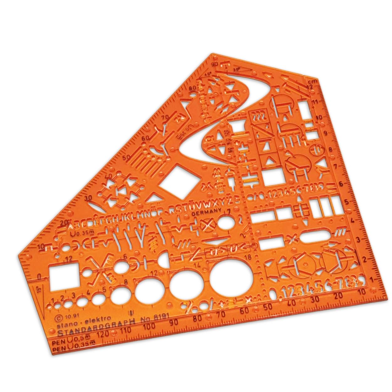 Standardgraph 8191 Template/Stencil 155 x 155 x 1.3 mm