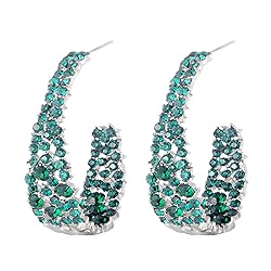 Statement Earrings for Women Bohemian Hoop Earring