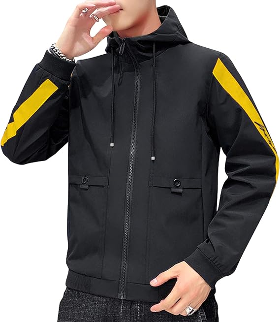 Amazon Wonderbabe ウィンドブレーカー メンズ 春秋冬 ジャケット カジュアル フード付き 洋服 防寒防風 防水 アウター ハイネック ゆったり 無地 軽量 おしゃれ アウトドア ランニング スポーツ用 3色 M Xl コート ジャケット 通販