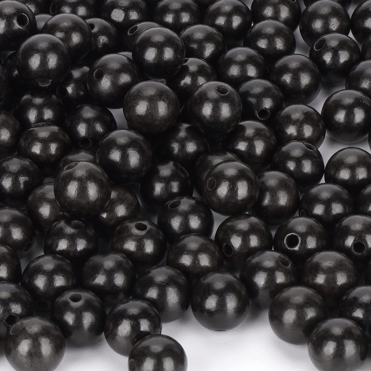 Prometis 200pcs 6mm Natural Sandalwood Beads Craft Polished Spacer Beads for DIY Jewelry Making