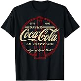 Coca-Cola Drink In Bottles Vintage Logo T-Shirt