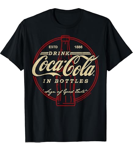 Amazon.com: Coca-Cola Fourth of July Vintage Always Logo T-Shirt