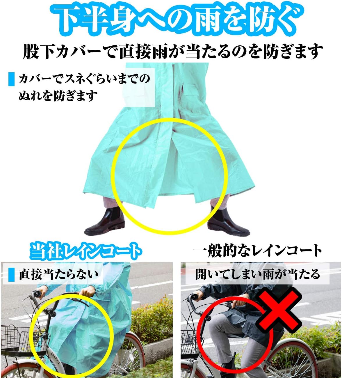 Amazon Co Jp ひざ下ぬれない レインコート パンツ不要 レインコート レインコート 自転車 カッパ ママ レイン コート 自転車 レインコート レディース レインスーツ 雨具 レインウェア カッパ 雨具 レディース カッパ 自転車 カッパ カッパ 雨具 自転車 カッパ