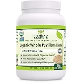 Herbal Secrets Whole Psyllium Husk Powder Supplement | 5 Grams per Serving | Non-GMO | Gluten-Free | Made in USA (16 Oz, Pack of 1)