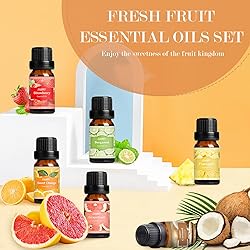 SALUBRITO Fresh Fruit Fragrance Oils Set, Essential